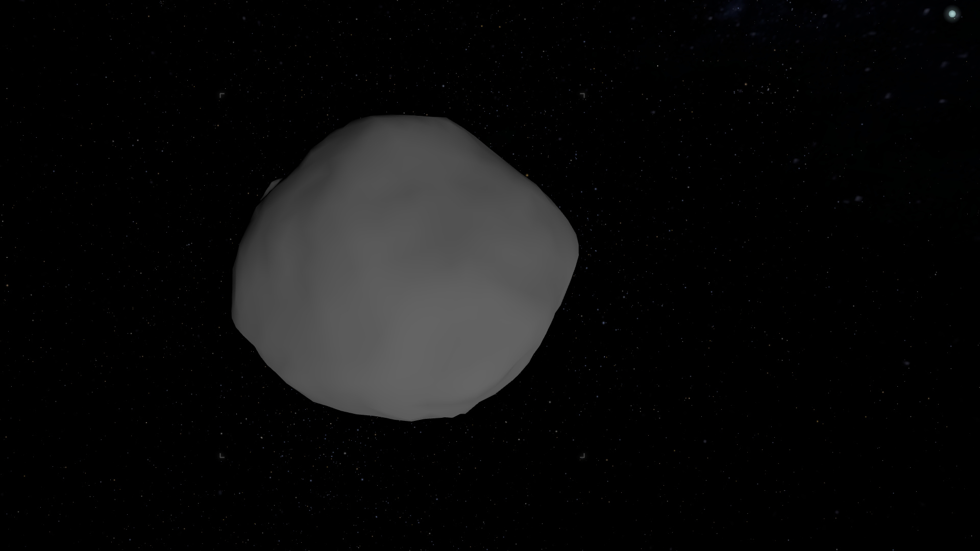 Bennu’s mission-derived shape in the explorer. Surface reflectance is illustrative.