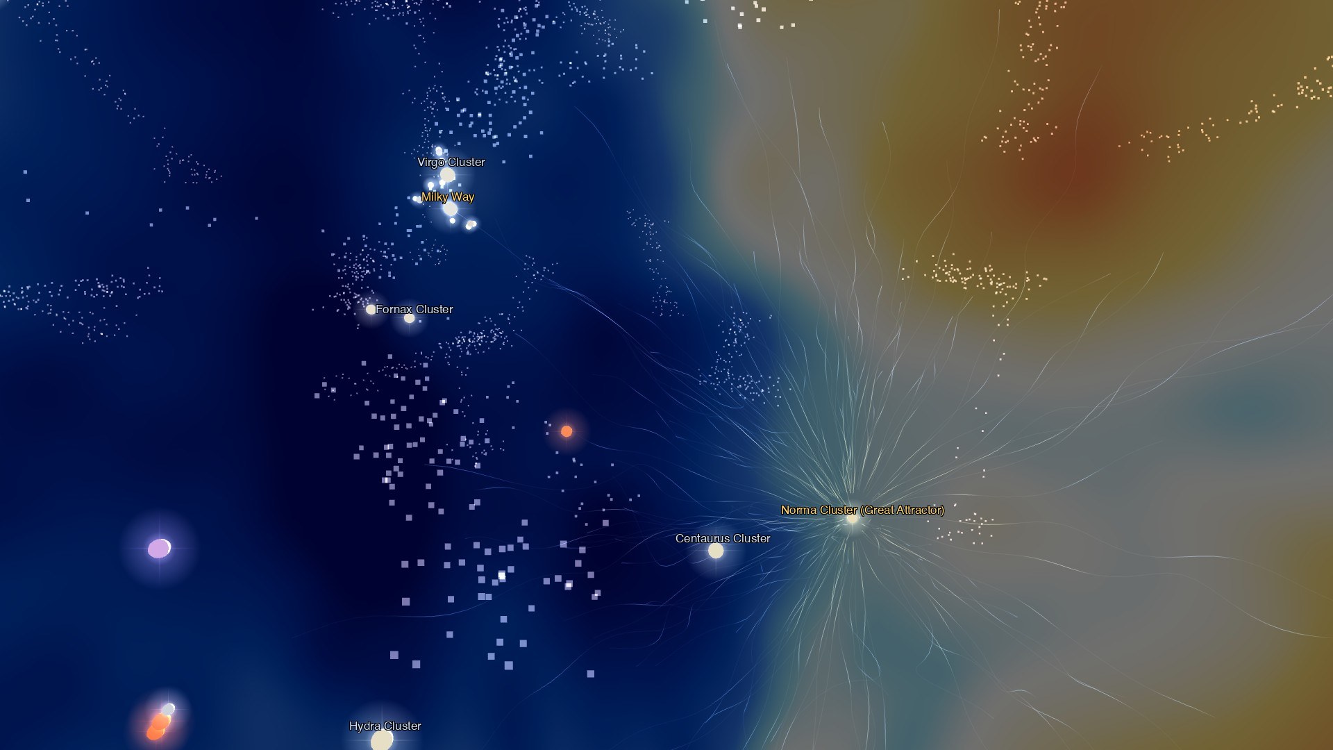 The Laniakea supercluster flow lines converging toward the Great Attractor